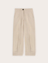 Cropped crepe trousers image number 4