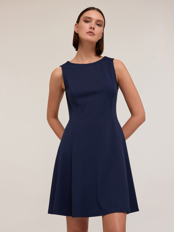 Mini dress in punto milano