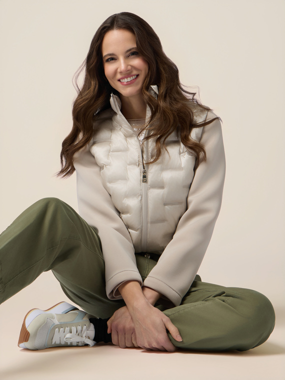 Chino pants in tencel blend