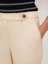 Wide trousers with contrasting stitching image number 3
