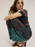 Palazzo pants in cashmere print satin image number 3