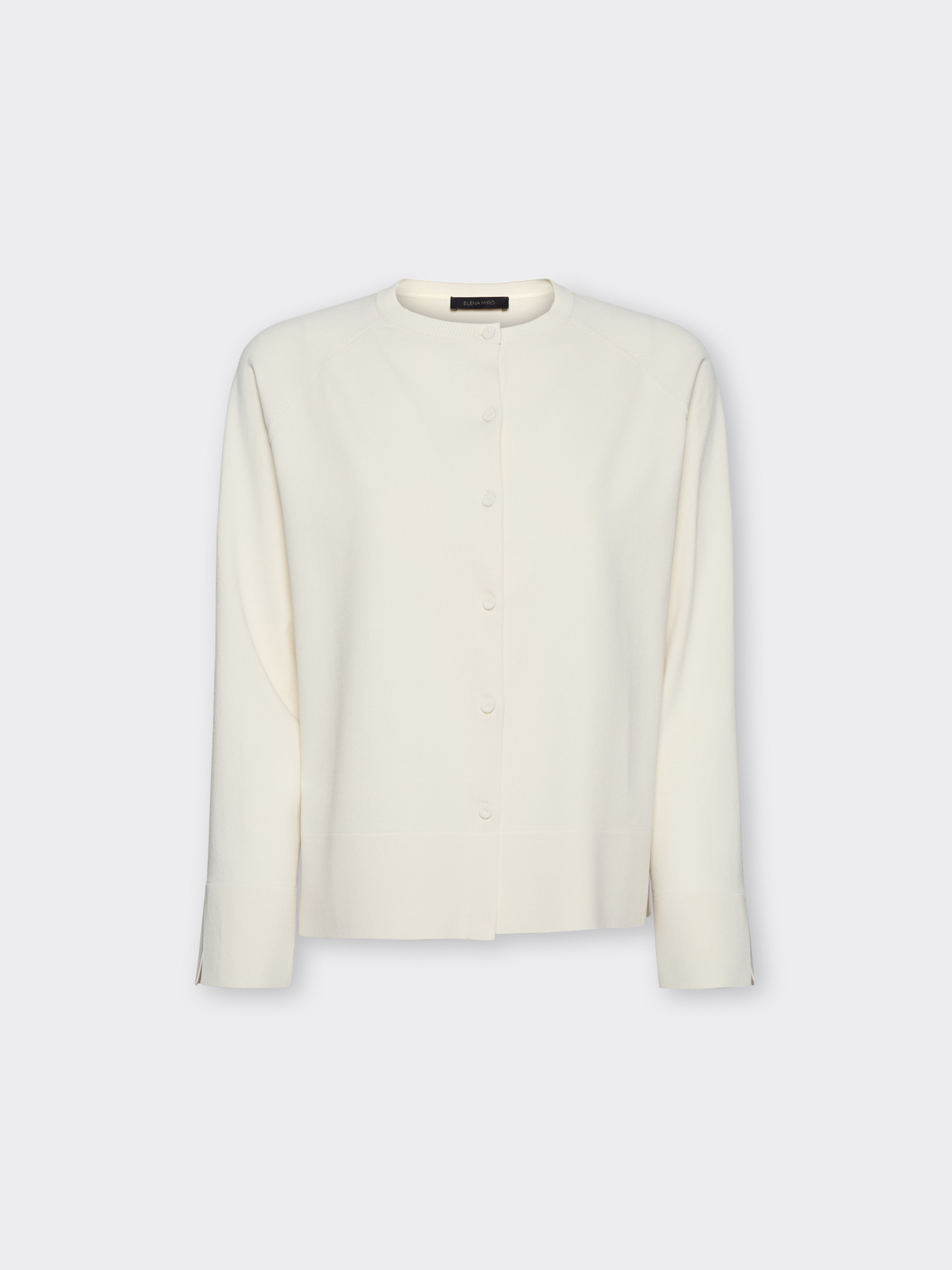 Crew neck cardigan image number 0