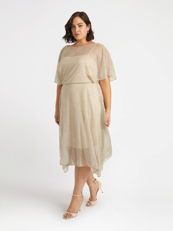 Kleid aus Lurex-Jersey