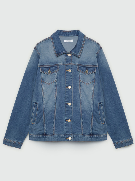 Denim-Blousonjacke