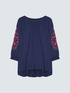 T-shirt en viscose avec broderies image number 4