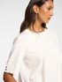 T-shirt with back insert image number 3