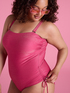 One-piece lurex bandeau swimsuit image number 5