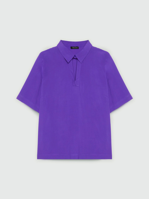 LENZING™ ECOVERO™ viscose boxy blouse