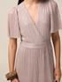 Robe longue en lurex plissé image number 2