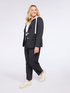 Nadelstreifenblazer mit Sweatshirt-Kapuze image number 2