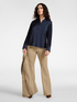 Two-fabric polo shirt image number 2