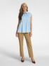 Camicia misto cotone con pieghe image number 2