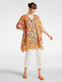 Bedruckter und bestickter Kaftan image number 2