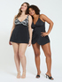 Tankini-Top mit tropischem Print image number 4