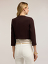 Structured jacket in cady crepe image number 1