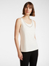 Top com corrente de strass image number 0