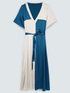 Kleid aus Stretch-Satin mit G&uuml;rtel image number 1