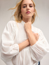Oversized blouse with pleated feature image number 2