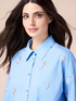 Chemise en popeline avec broderies florales image number 2