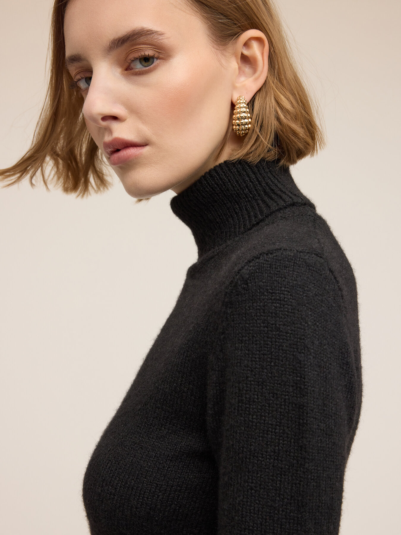 Wool blend knit sheath dress image number 1