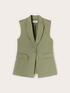Gilet de tailleur en m&eacute;lange de lin image number 4