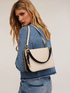 Borsa twins in tessuto spalmato image number 0