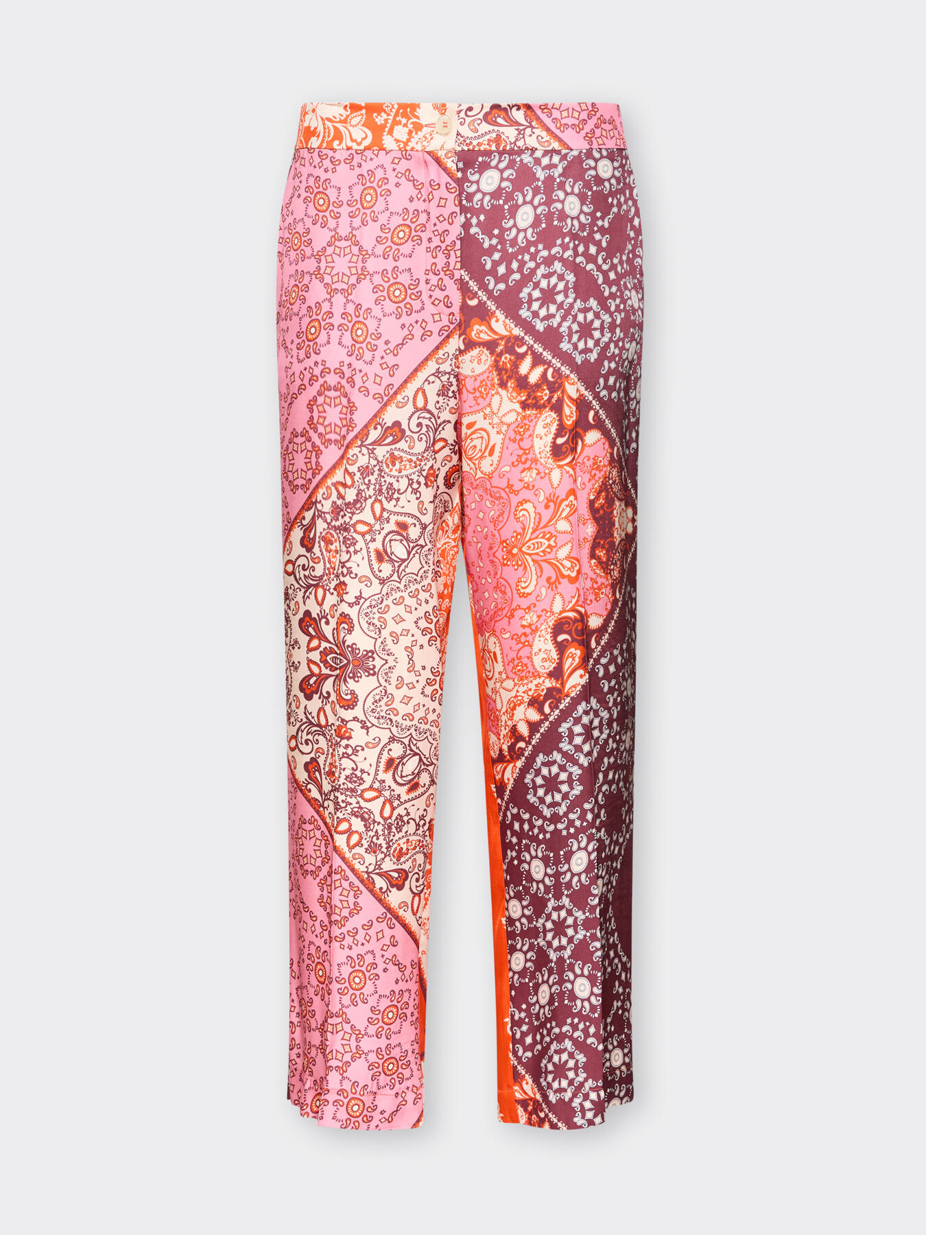 Pantaloni stampati in viscosa image number 4