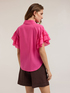 Shirt with ruffle sleeves image number 1