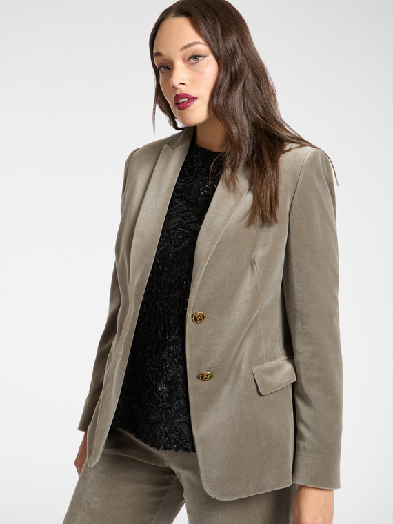 Blazer in velluto