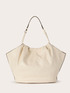 Curly tote bag in coated fabric image number 2