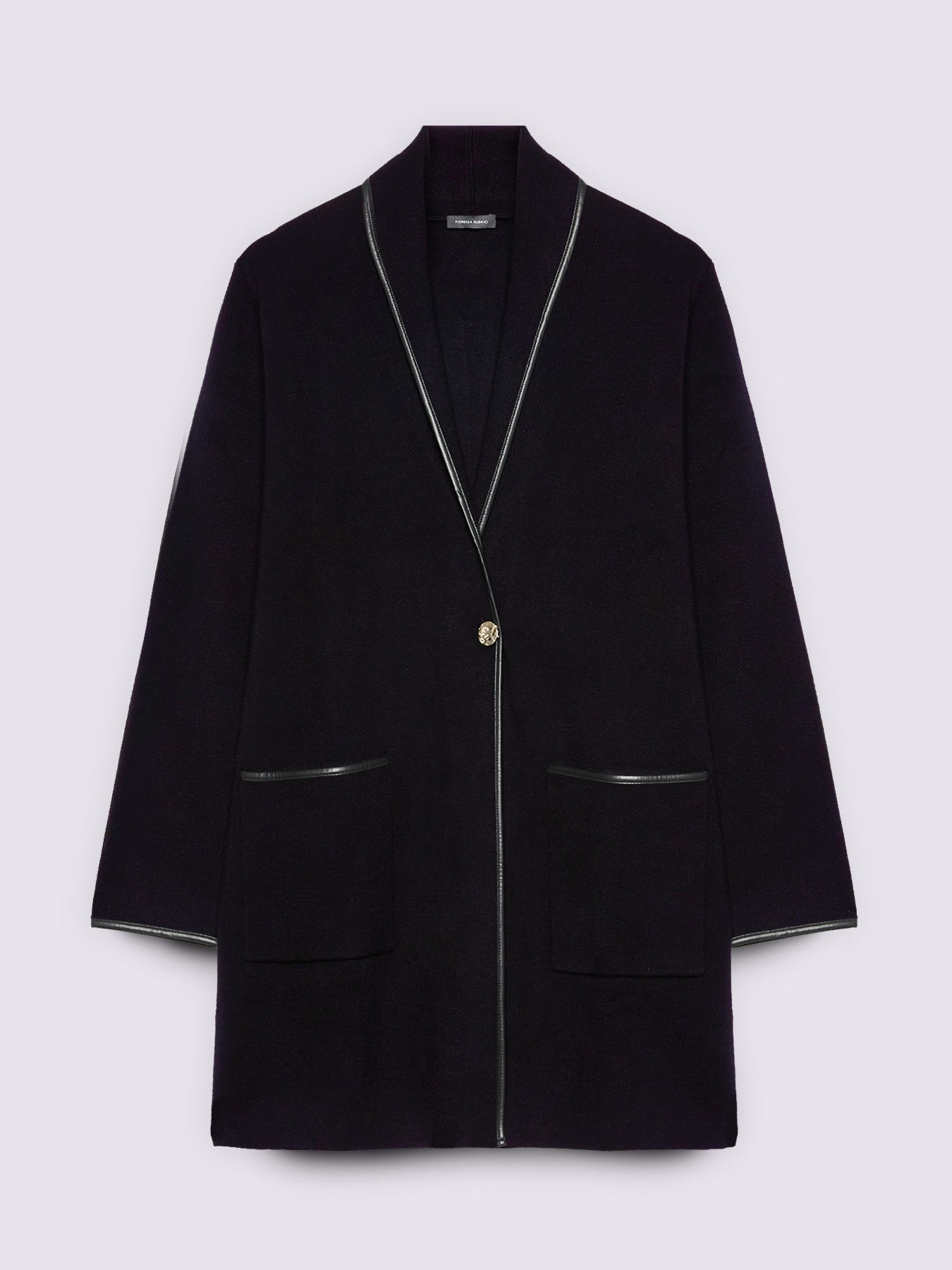 Jäckchen aus Viskosemischung mit kontrastierenden Kanten image number 4