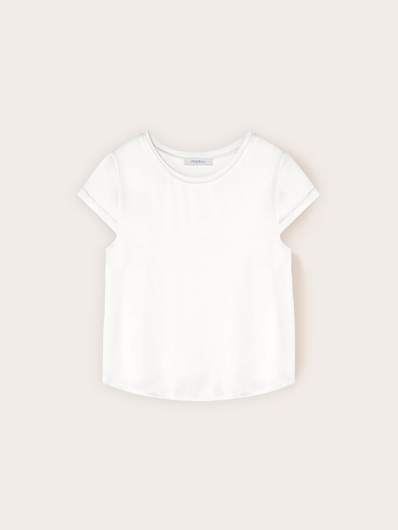 Tricou din două materiale