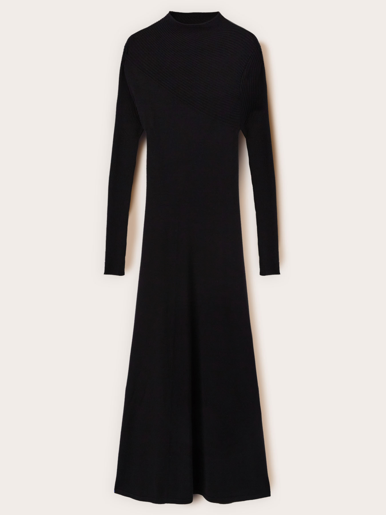 Robe tube midi en maille avec découpe dans le dos image number 4