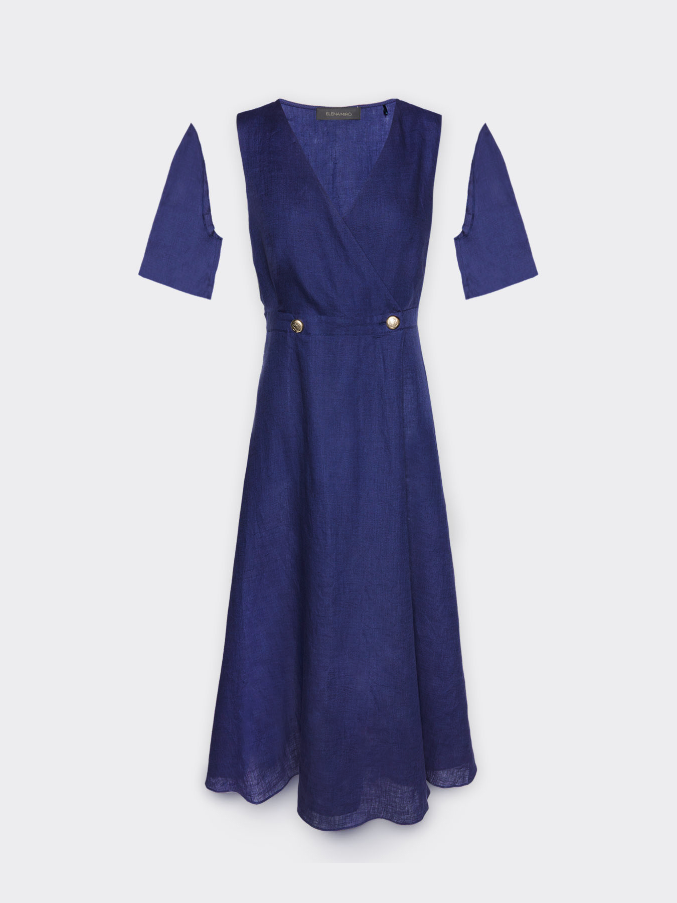 Wickelkleid aus Leinen image number 4