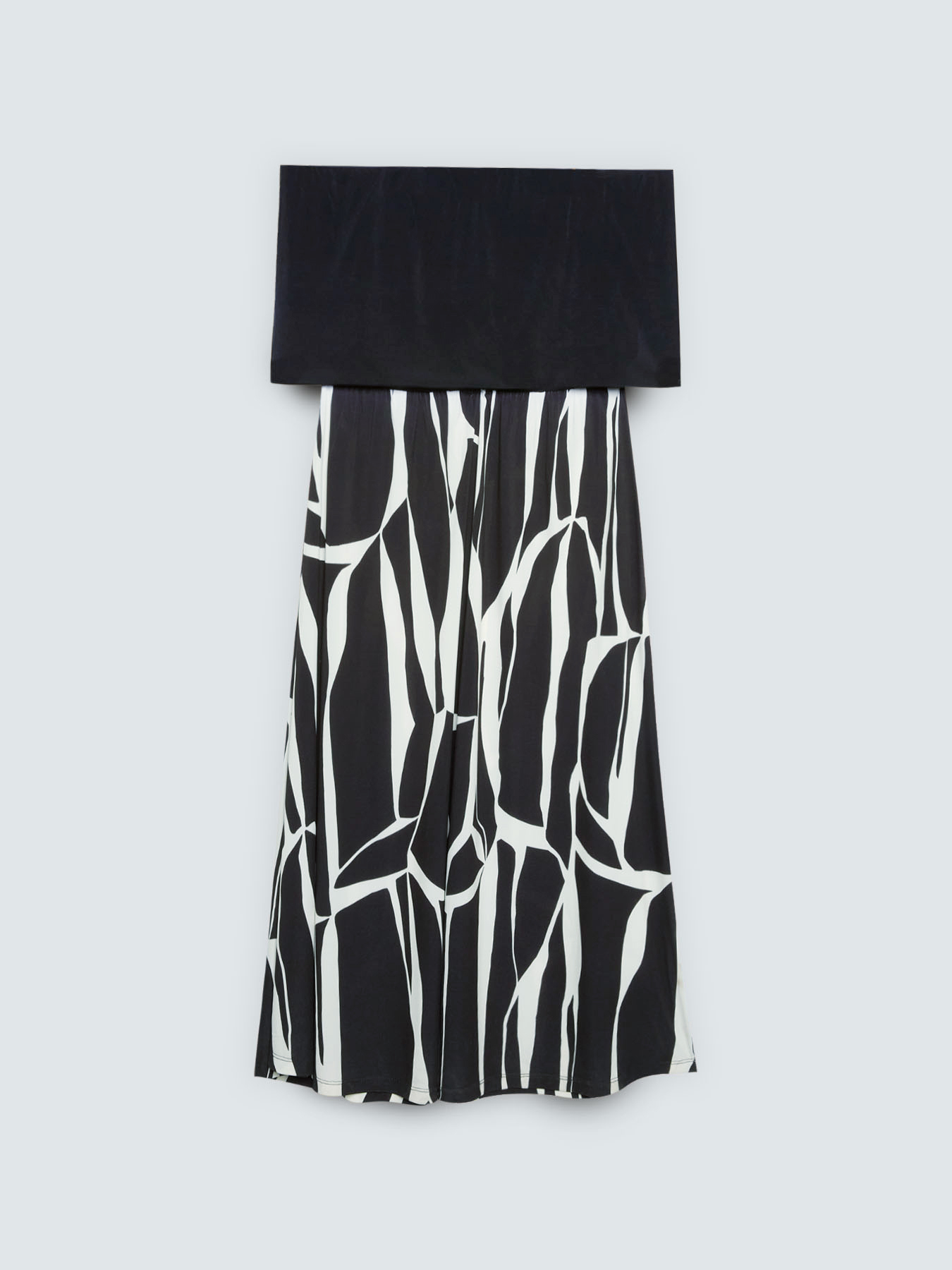 Chill Off-Shoulder-Kleid mit Print image number 5