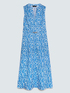 Vestito foliage lungo in cotone image number 4