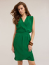 Robe croisée en viscose image number 2