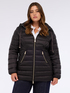 Lange Daunenjacke mit abnehmbarer Kapuze image number 2