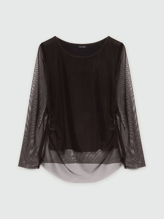 T-shirt en tulle