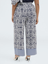 Wide-Leg-Hose aus Viskose image number 1