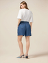 Short in tencel con coulisse image number 1