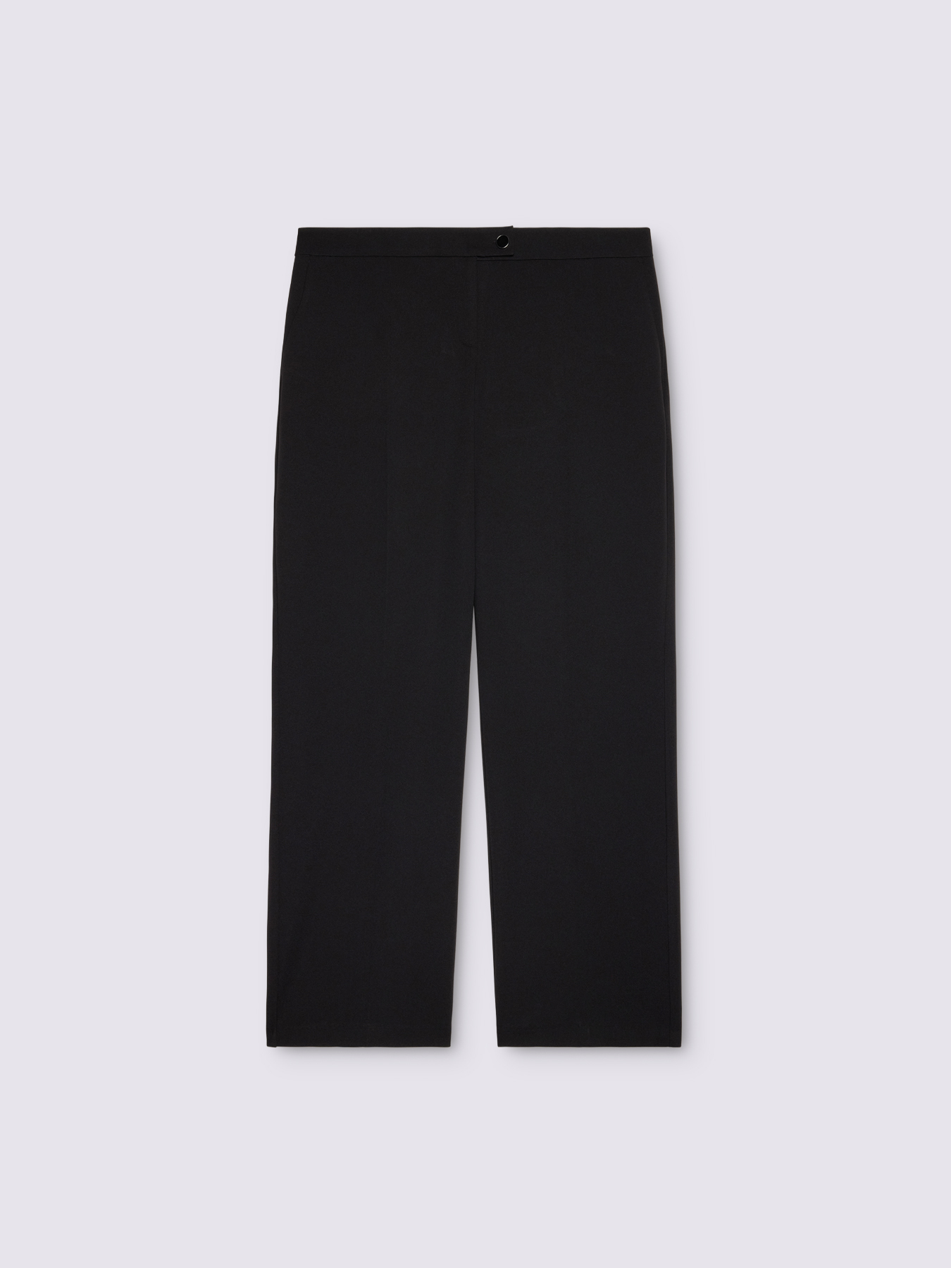 Pantaloni wide leg in tessuto stretch image number 4