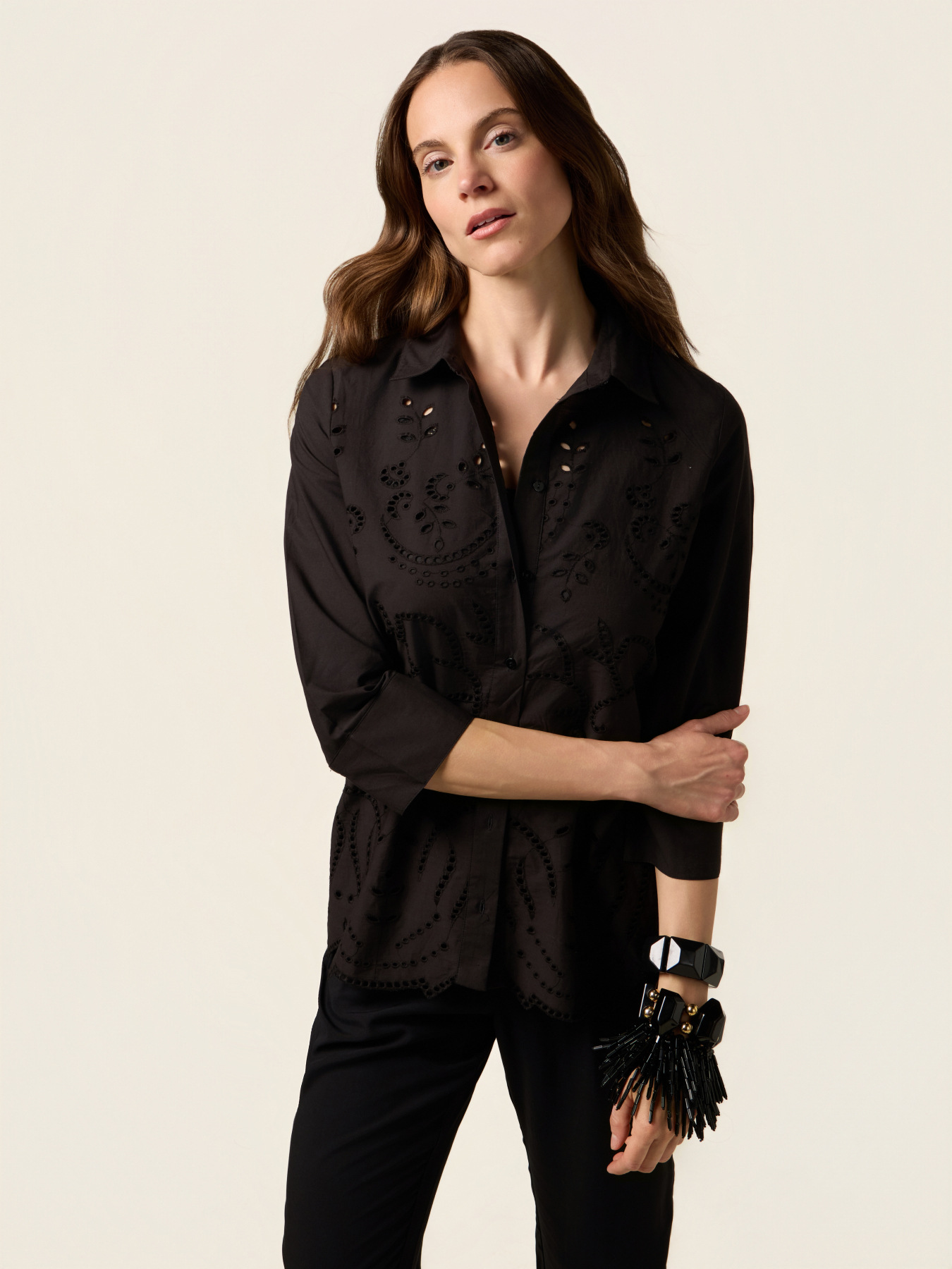 Broderie anglaise shirt image number 0