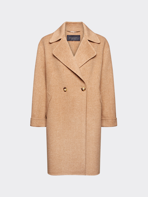 Wool midi coat