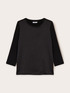 T-shirt basic bimaterica image number 5