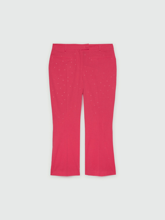 Pantaloni con piccole borchie