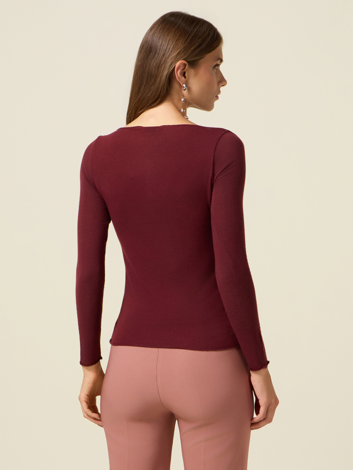 T-shirt misto cashmere image number 1