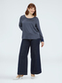 Bluse aus Satin mit geometrischem Muster image number 2