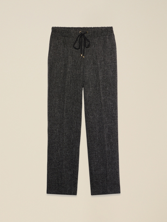 Joggers in tessuto mélange