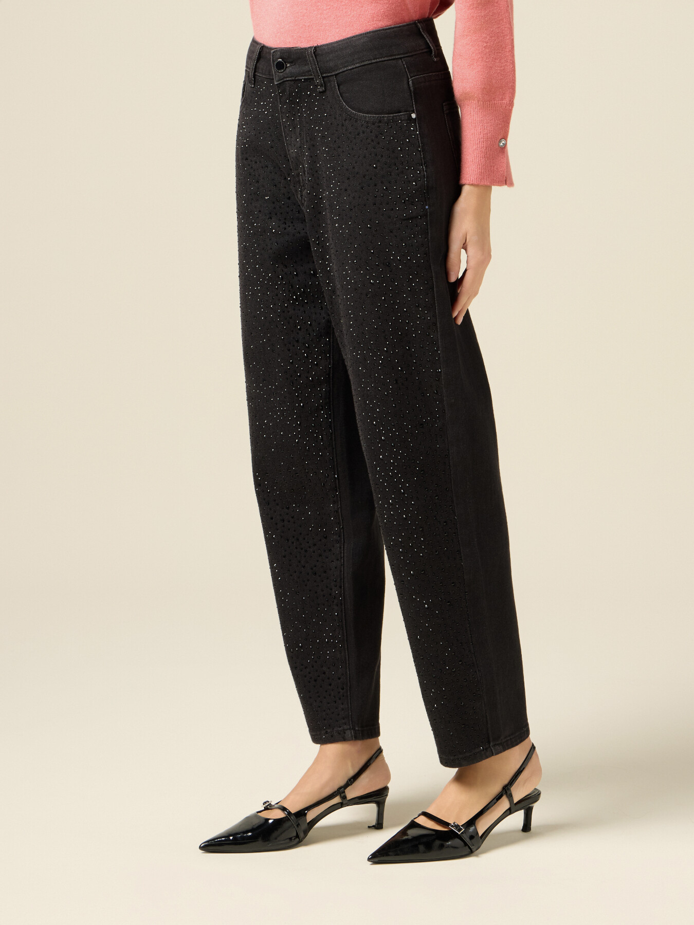 Boyslim jeans with micro crystals image number 3